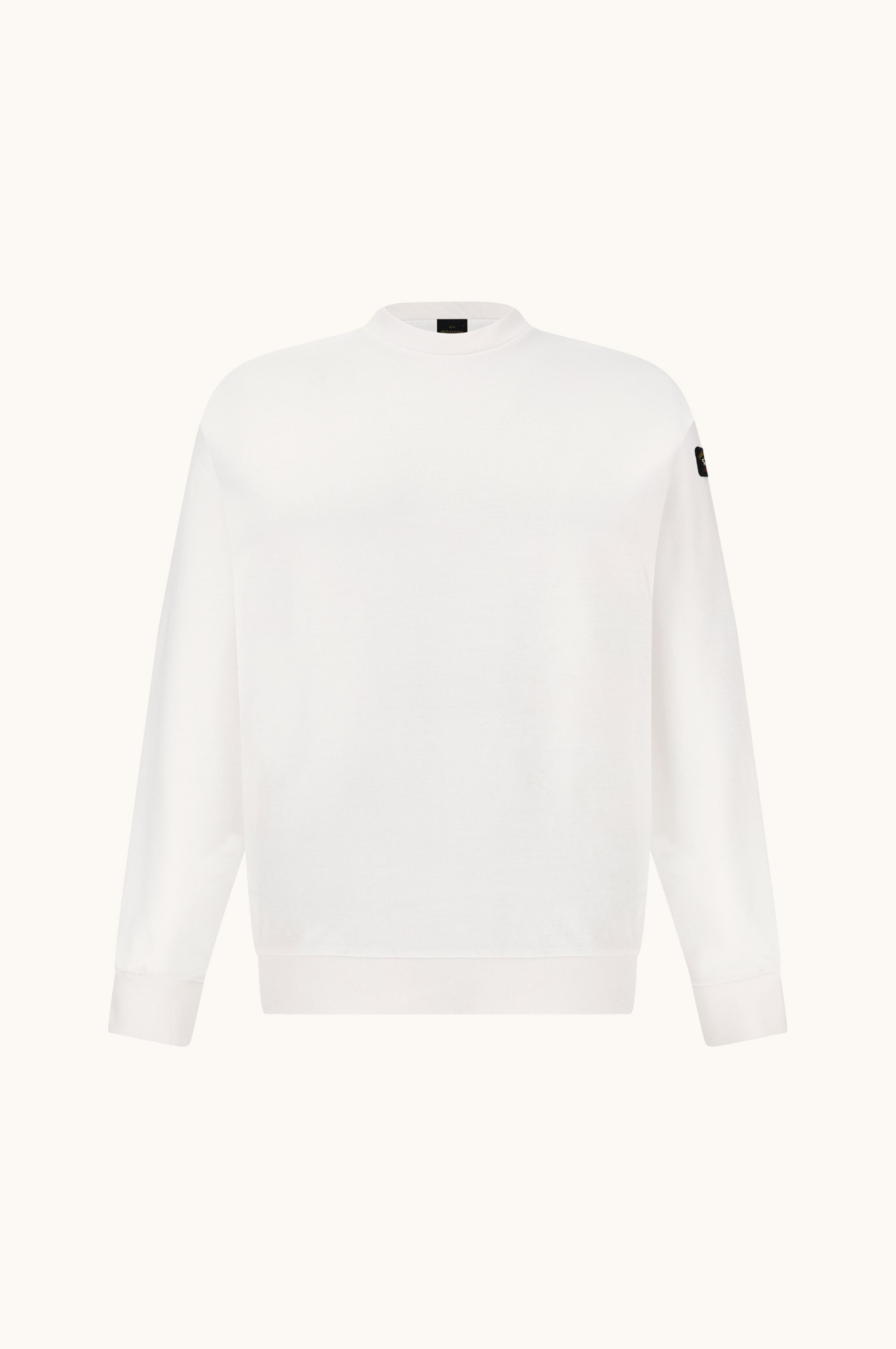Sweat-shirt en coton avec badge iconique image number 1