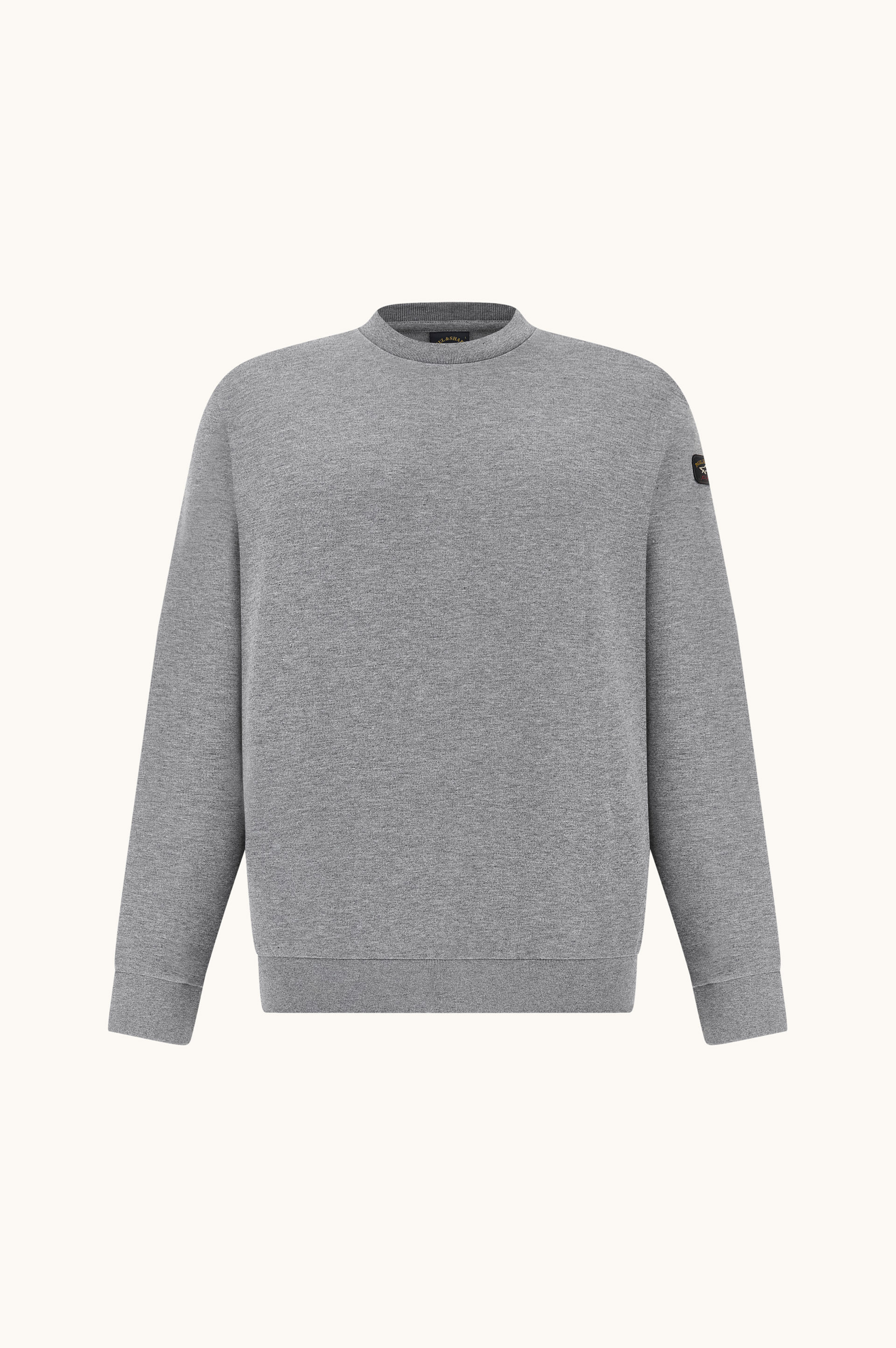 Sweat-shirt en coton avec badge iconique image number 1