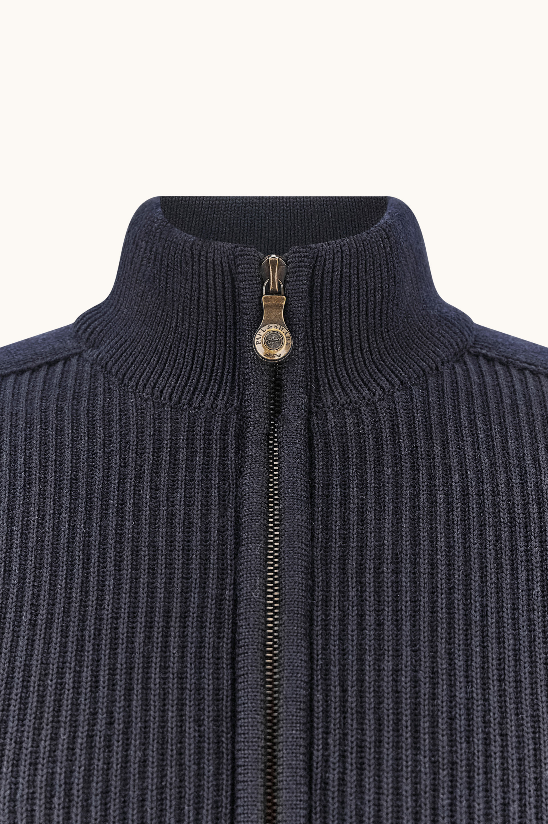 Cardigan zip-up in lana soft Cool Touch image number 5