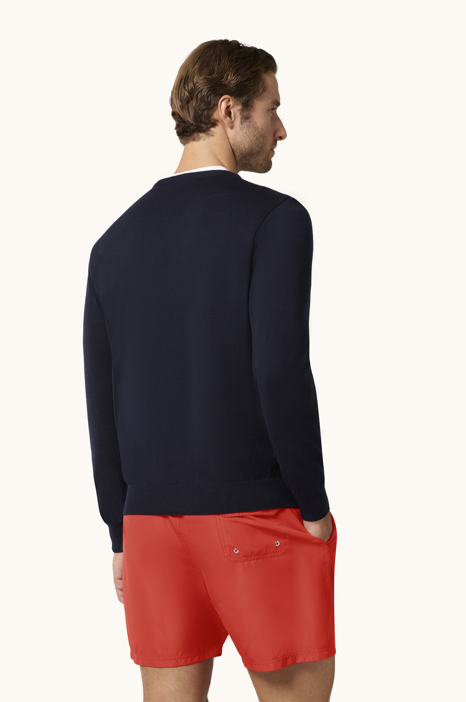 Pull col V en laine Merino Cool Touch 4.0 image number 3
