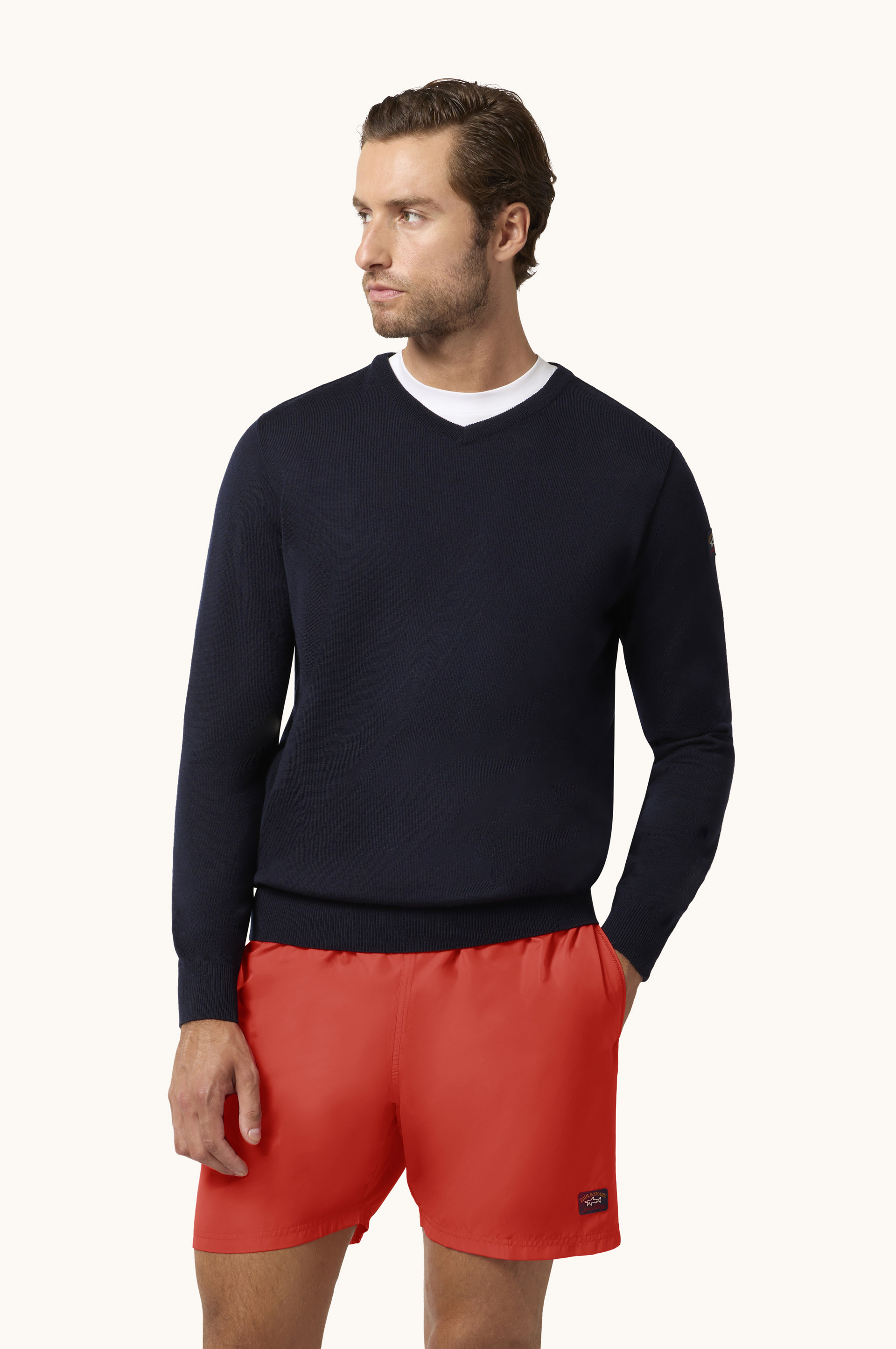 Pull col V en laine Merino Cool Touch 4.0 image number 0