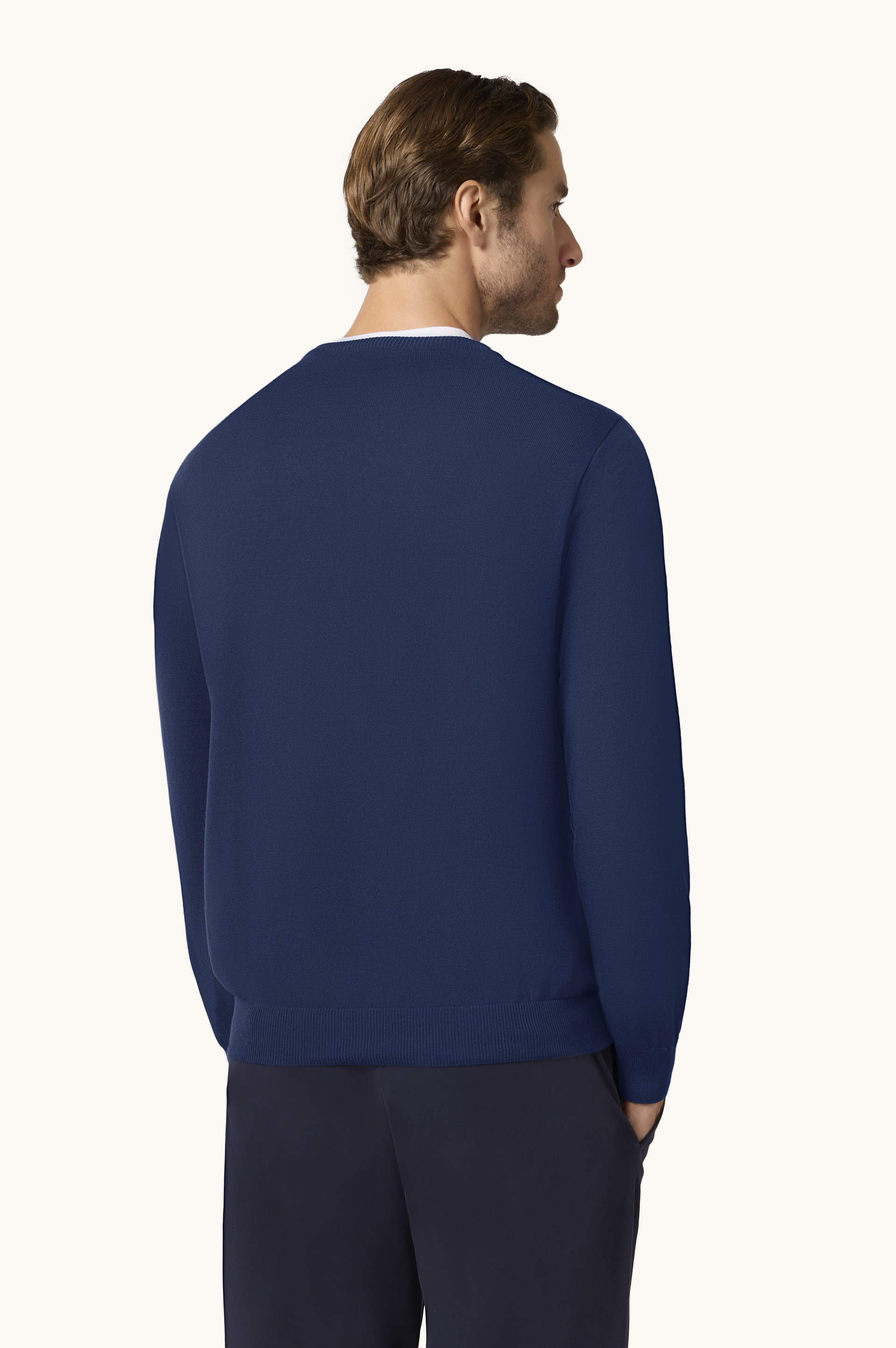 Pull col V en laine Merino Cool Touch 4.0 image number 3