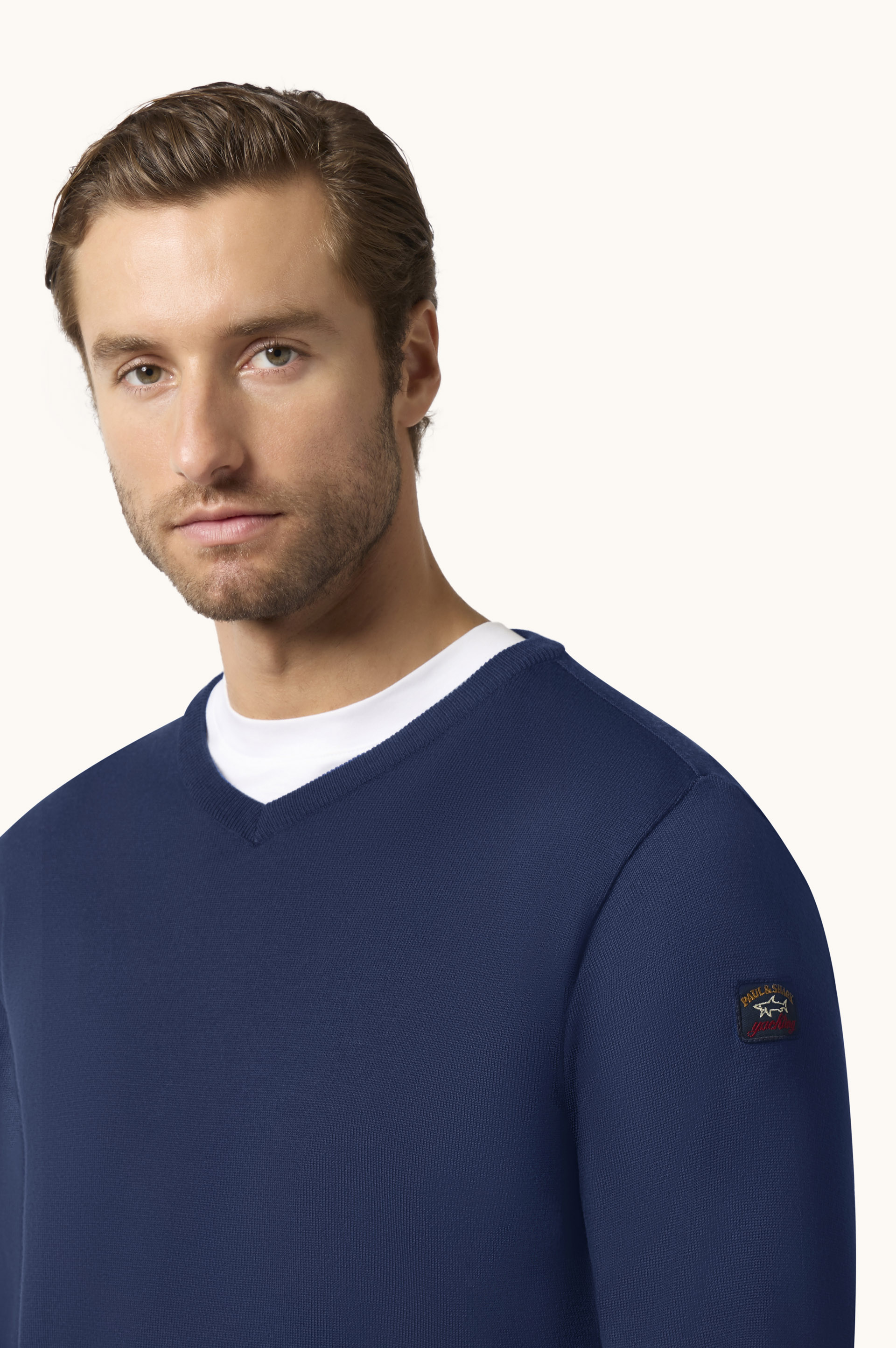 Pull col V en laine Merino Cool Touch 4.0 image number 4