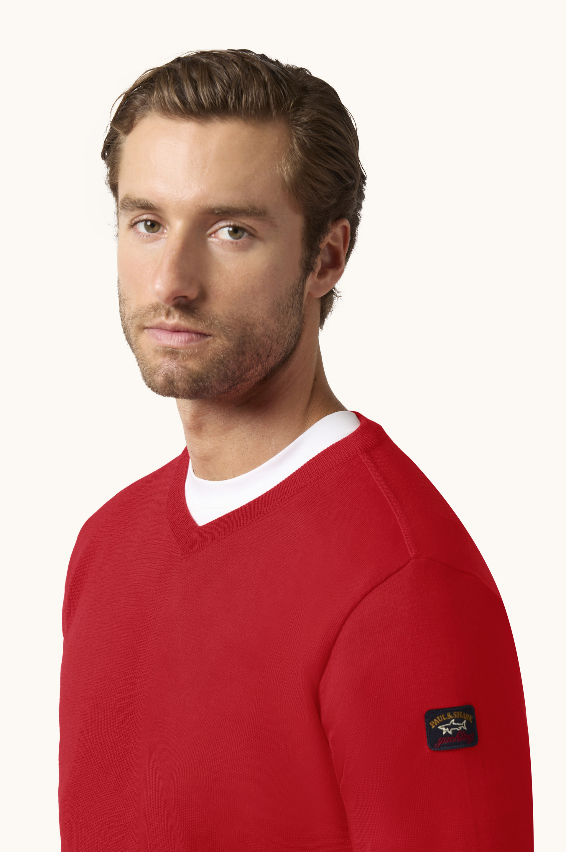 Pull col V en laine Merino Cool Touch 4.0 image number 3