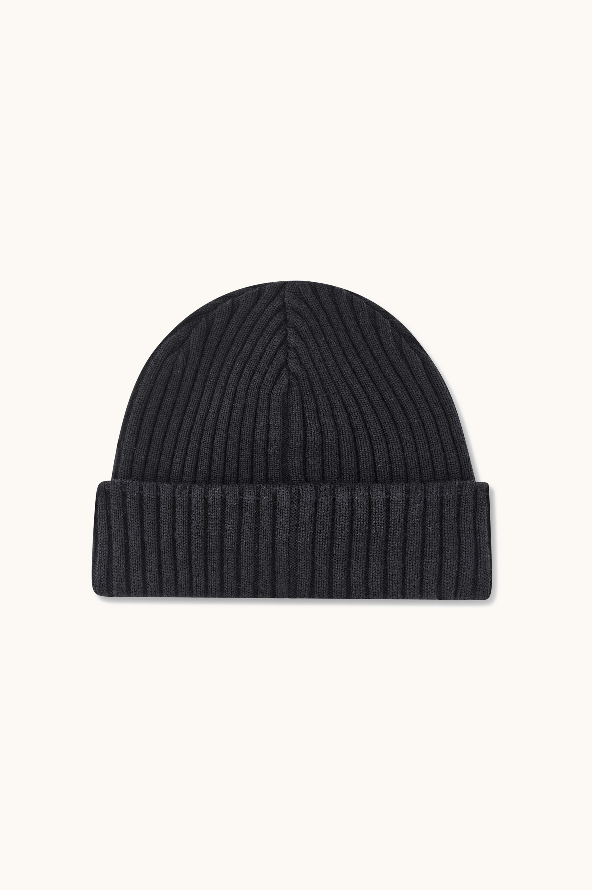 Ribbed wool beanie with Iconic badge image number 1