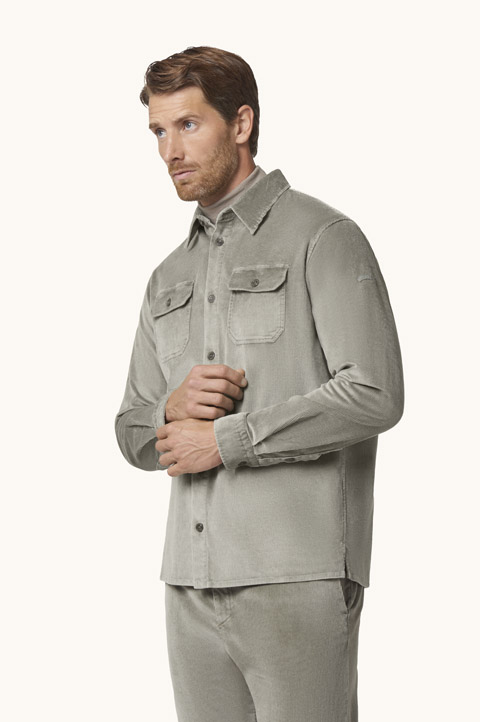 Sobrecamisa de terciopelo