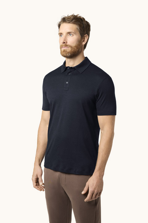 X-Soft Interlock cotton polo shirt