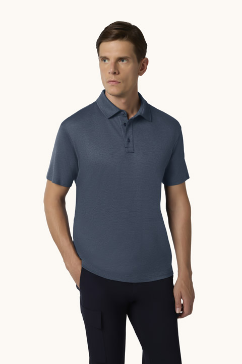 X-Soft Interlock cotton polo shirt