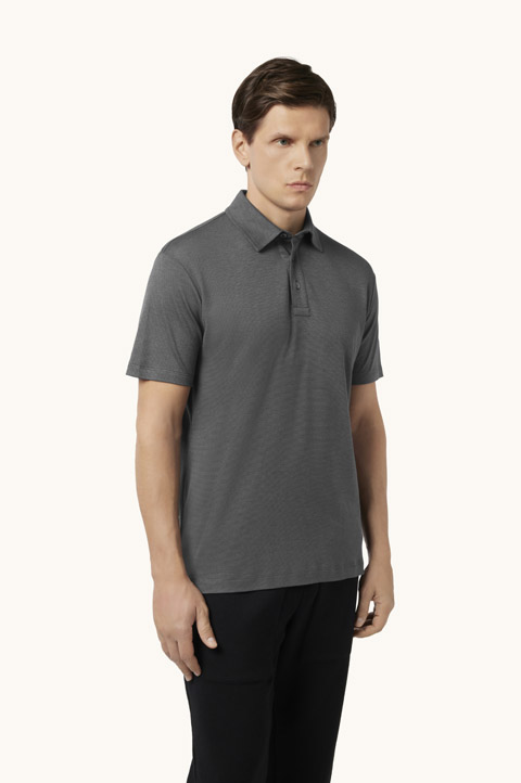 X-Soft Interlock cotton polo shirt