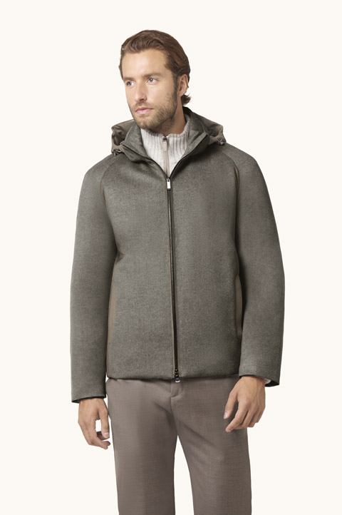 Chaquet&oacute;n con edred&oacute;n de eider en cachemir