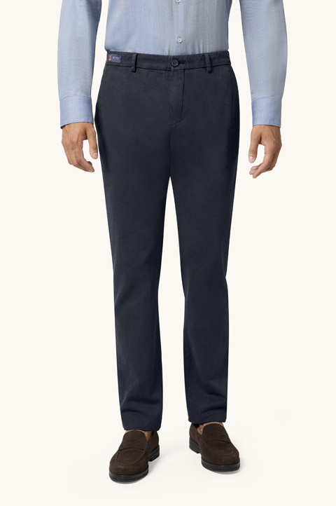 Bellagio Trousers in Cotton and Cashmere