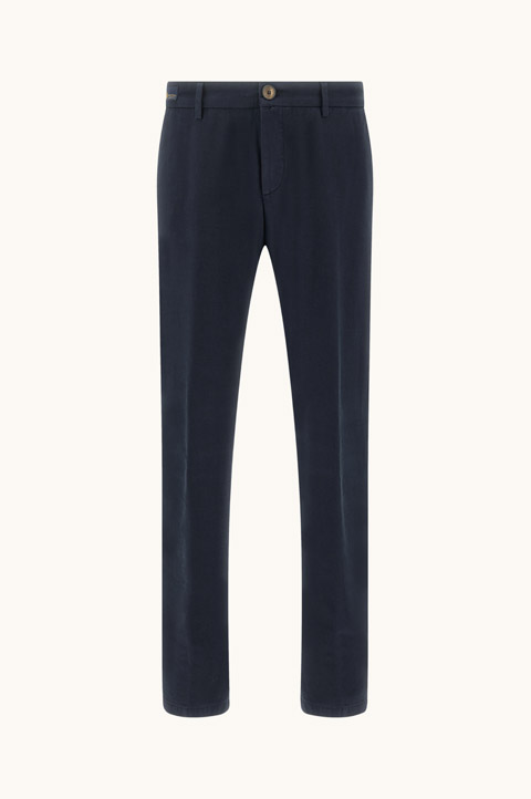 Pantalone Bellagio in cotone e cashmere