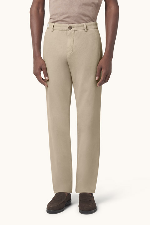 Bellagio Trousers in Cotton and Cashmere