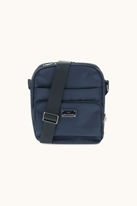Milano Crossbody Bag in Nylon with Leather Trims