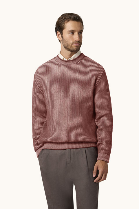 Wool and Cashmere Crewneck Sweater