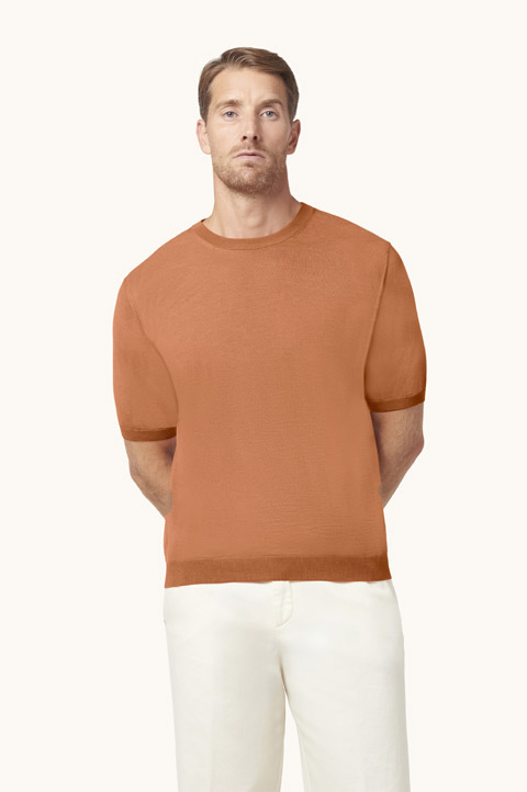 140's Superfine Merino wool T-shirt