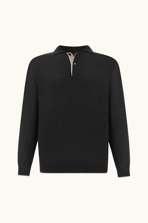 Piuma wool polo shirt