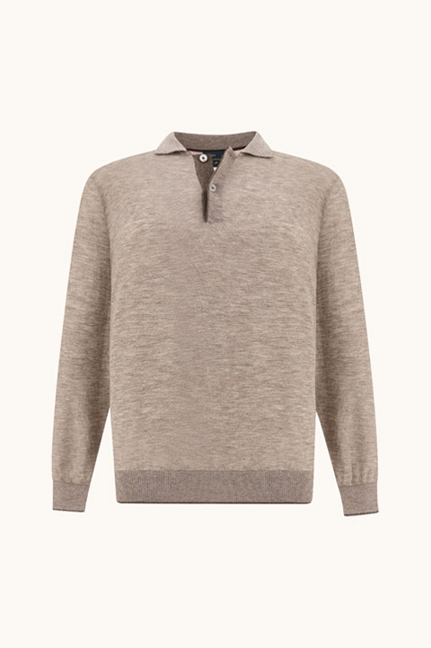 Piuma wool polo shirt