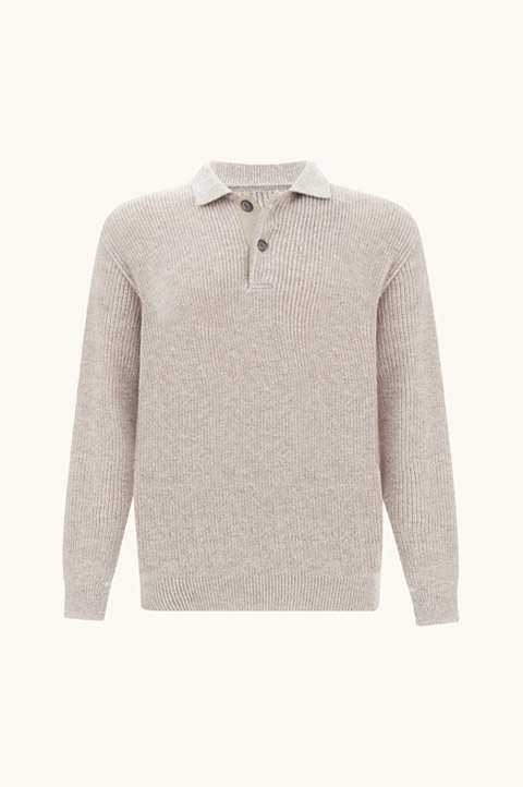 Piuma wool polo shirt