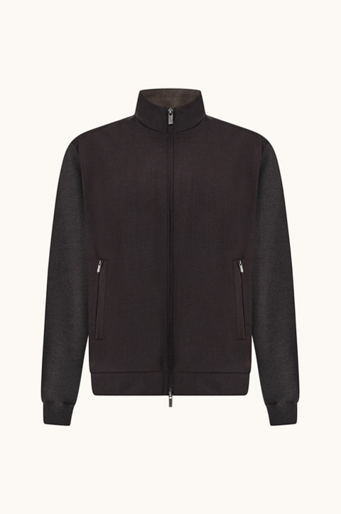 The Layover jacket  in wool and Merino wool 