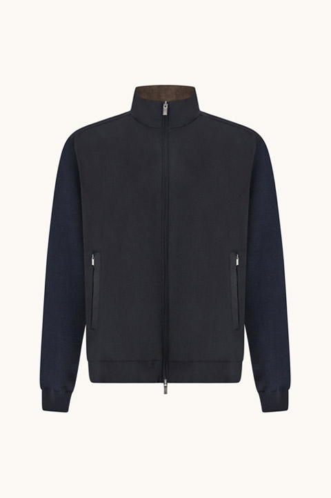 The Layover jacket  in wool and Merino wool 