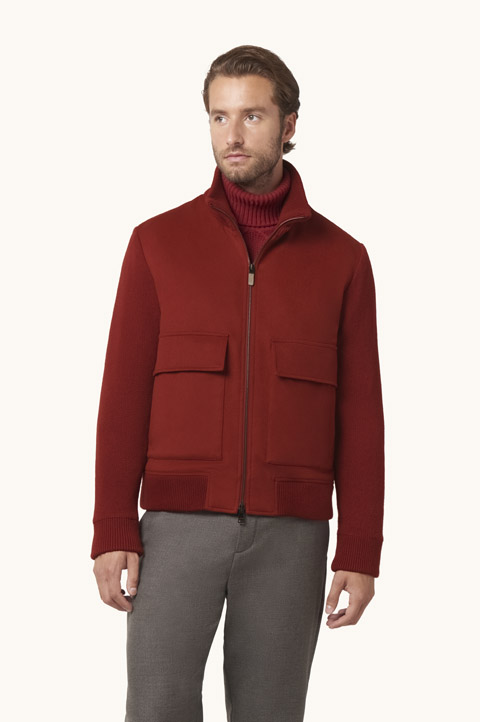 Aliseo Wool and Cashmere Blouson