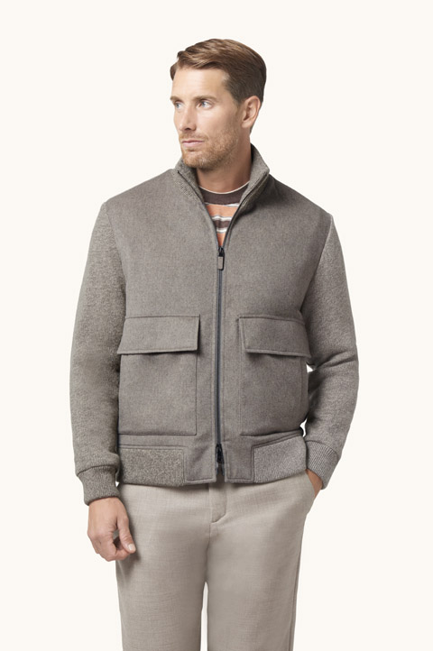Aliseo Wool and Cashmere Blouson
