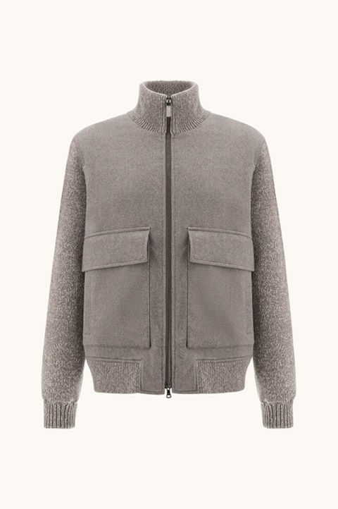 Aliseo Wool and Cashmere Blouson