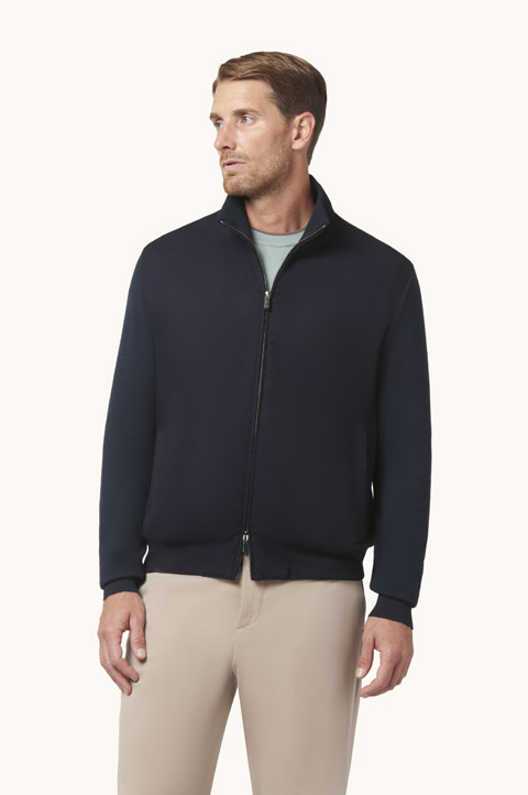 The Layover jacket in wool and cashmere 