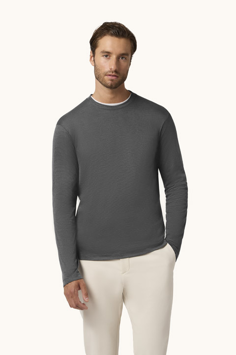 Camiseta fil-&agrave;-fil en mezcla de algod&oacute;n