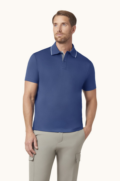 Poloshirt aus Aqua Touch Baumwolle