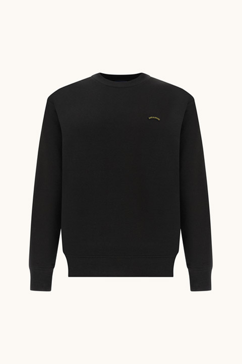 X-Soft Cotton Sweatshirt with Moon Badge