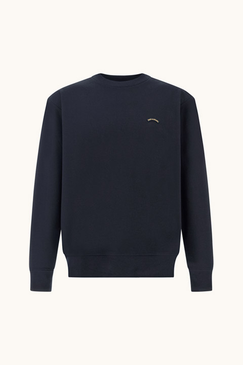X-Soft Cotton Sweatshirt with Moon Badge