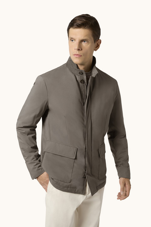Typhoon&reg; Platinum field jacket with suede details