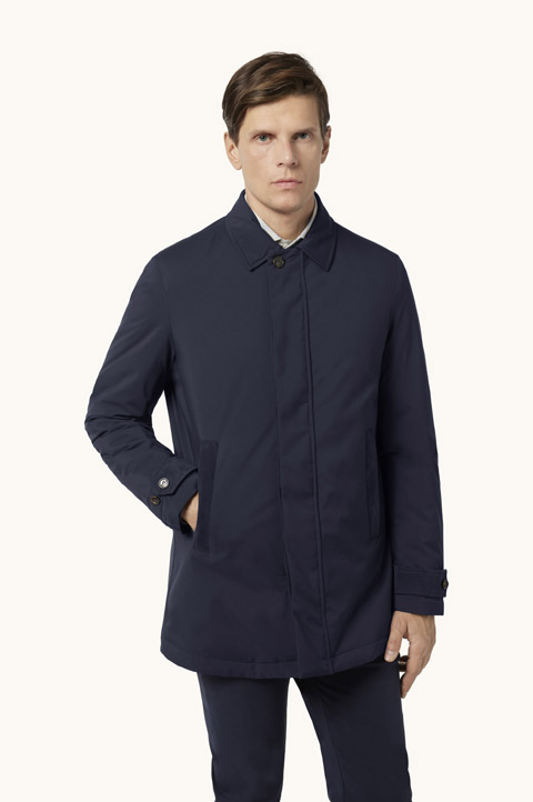 Typhoon&reg; Platinum car coat with suede details