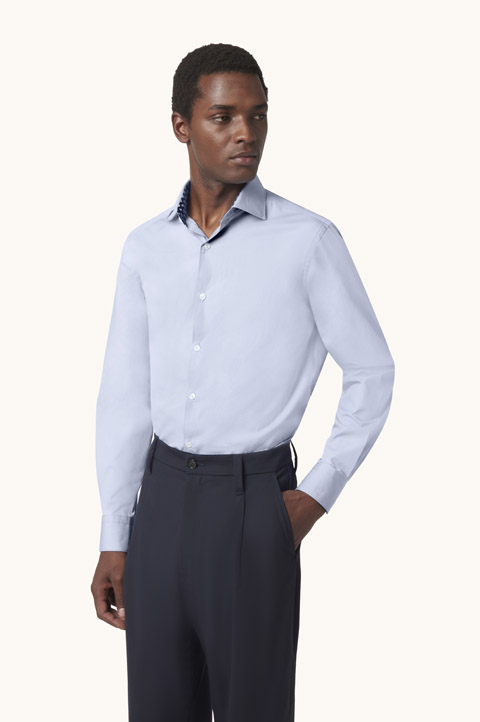 Camisa de popelina de algod&oacute;n