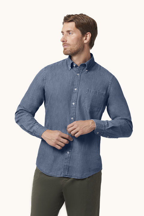 Camisa Soffio en denim ligero