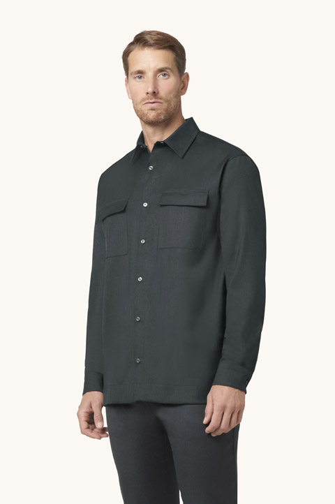 Sobrecamisa de lana