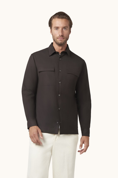 Sobrecamisa de lana