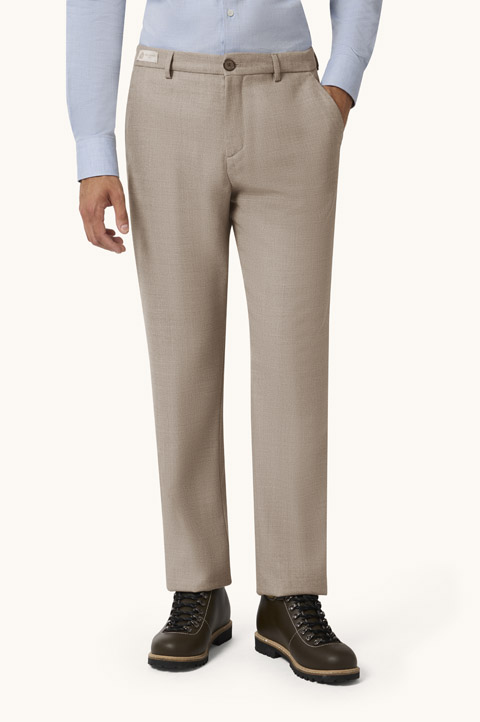 Bellagio Trousers in Wool Twill