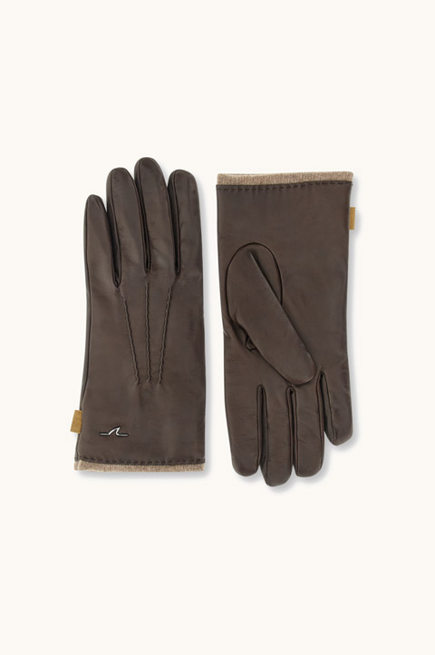 Leather Gloves with Cashmere Lining