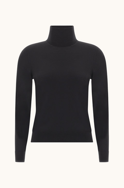 Merino wool turtleneck sweater