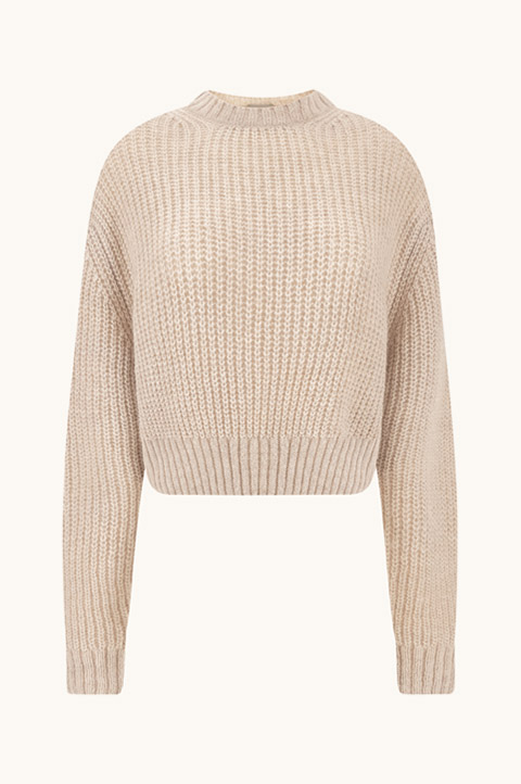 Alpaca Blend Crewneck Sweater