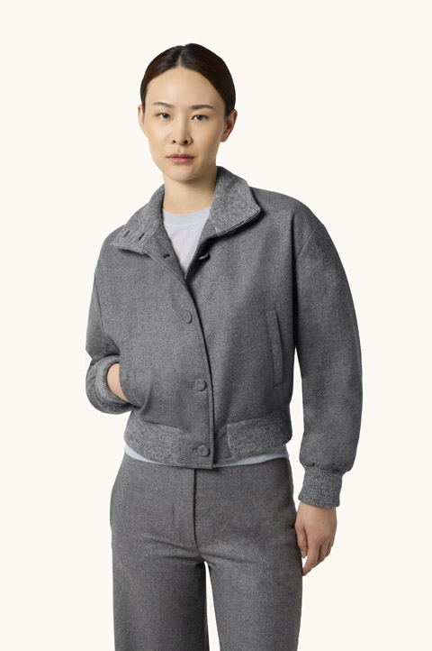 Wool Bomber Jacket