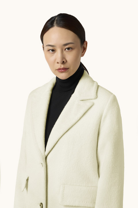 Wool and Baby Llama Coat