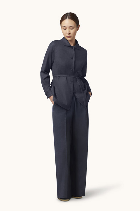 Conjunto de sobrecamisa y pantal&oacute;n en Jersely&reg;