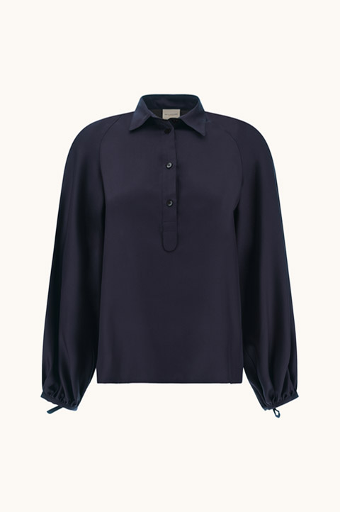 Bluse aus Seidentwill