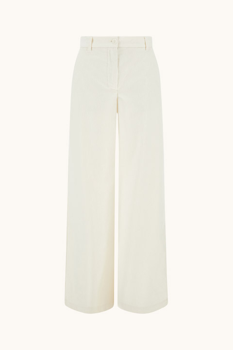 Pantalon palazzo en velours