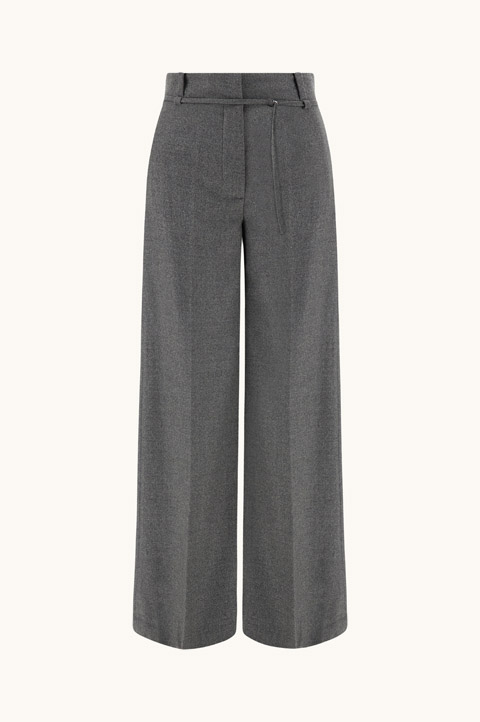 Palazzo Wool Trousers