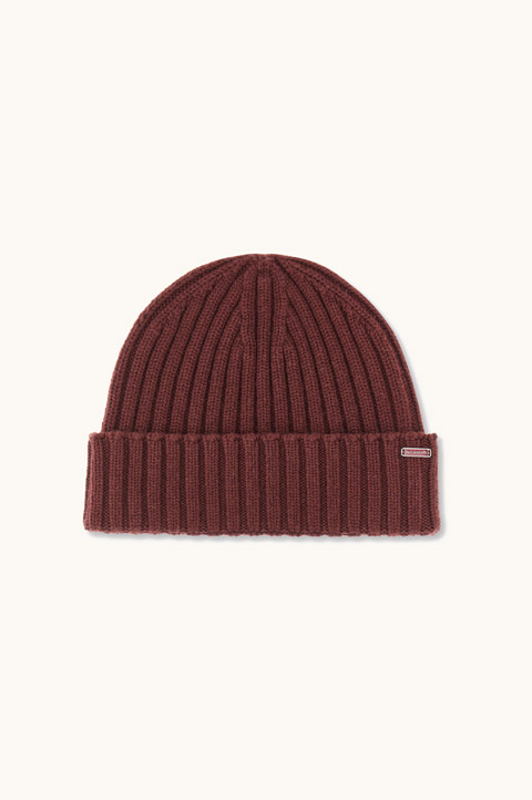 Wool and cashmere beanie